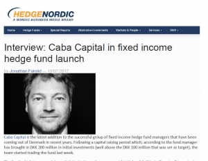 Read more about the article Artikel i Hedgenordic.com